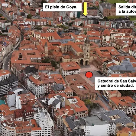 El Pisin De Goya: Piso Luminoso Con Garaje A Pie Del Centro De Oviedo. Apartment Exterior photo